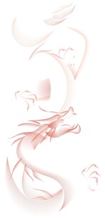 中式线条祥龙