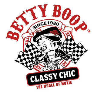 卡通摩托小女孩图案设计