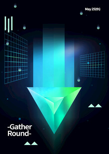 3D梦幻科技海报