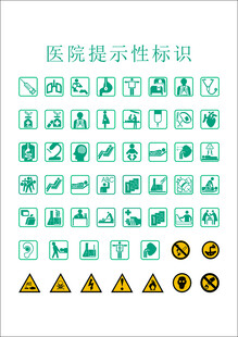 医院提示性标识