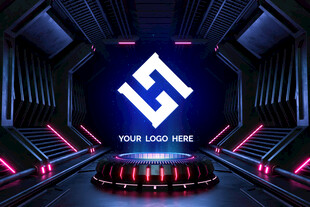 科技感LOGO样机