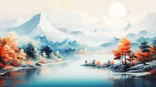 水墨山水
