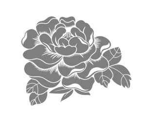 牡丹花纹