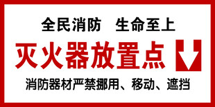 灭火器放置定点