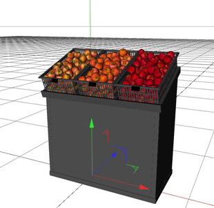 C4D模型 货架