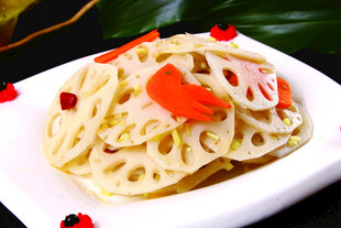 炝拌莲菜