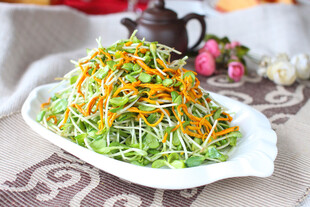 油葵拌虫草花