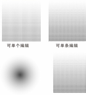 渐变圆点