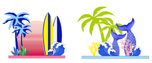 海岛 椰树