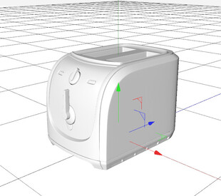 C4D模型 面包机