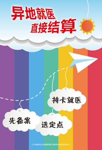 异地就医海报