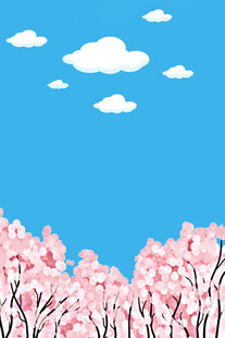 樱花树背景