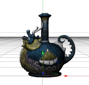 C4D模型 酒壶