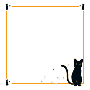  猫咪边框
