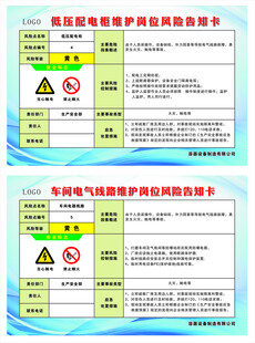 岗位风险告知牌