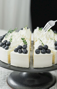 蓝莓蛋糕 甜品