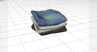 C4D模型 衣服