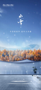 小雪海报