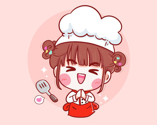 美食小厨师矢量