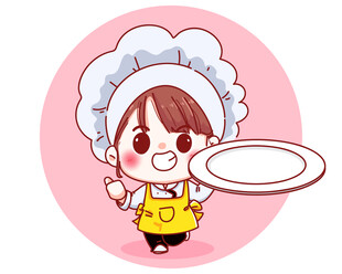 卡通小厨师形象