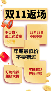 双十一返场
