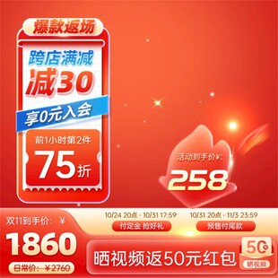淘宝天猫双11促销主图标签