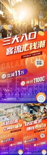 地产商铺促销系列海报