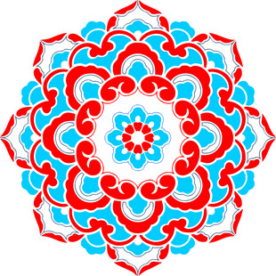 宝相纹古典花纹纹饰花纹