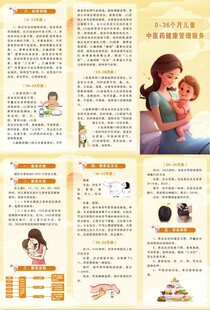 儿童保健折页
