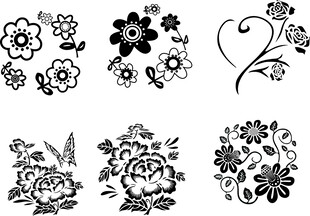 花朵矢量图