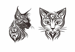 猫图案