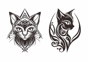 猫图案