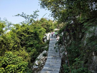 修建爬山的步梯