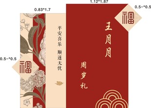 满月展板  生日展板