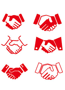 握手矢量图