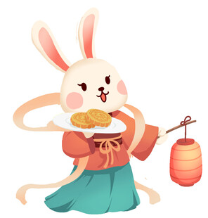 玉兔中秋素材