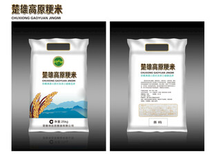 米袋设计 矢量平面图