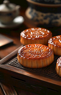 月饼 茶点