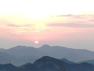 夕阳 落日 