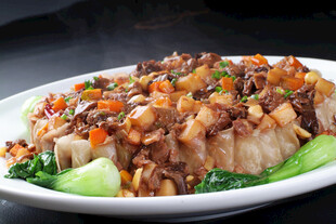 苔蘑羊肉烤姥姥
