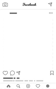 朋友圈打卡相框模板