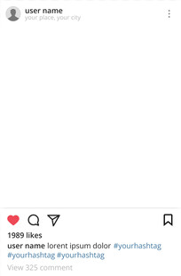 朋友圈打卡相框模板