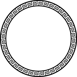 圆形回字纹