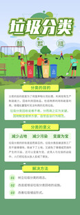垃圾分类展架