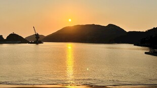 海岛日落