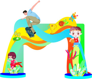 运动会合影框