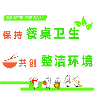 餐厅文化  食堂文化墙