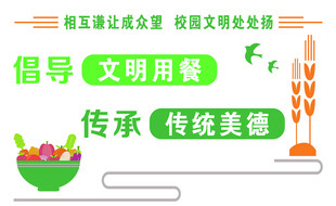 餐厅文化  食堂文化墙