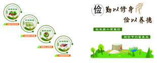 餐厅文化  食堂文化墙