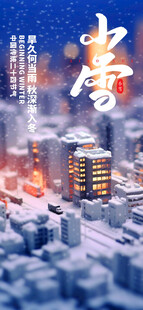 小雪海报 